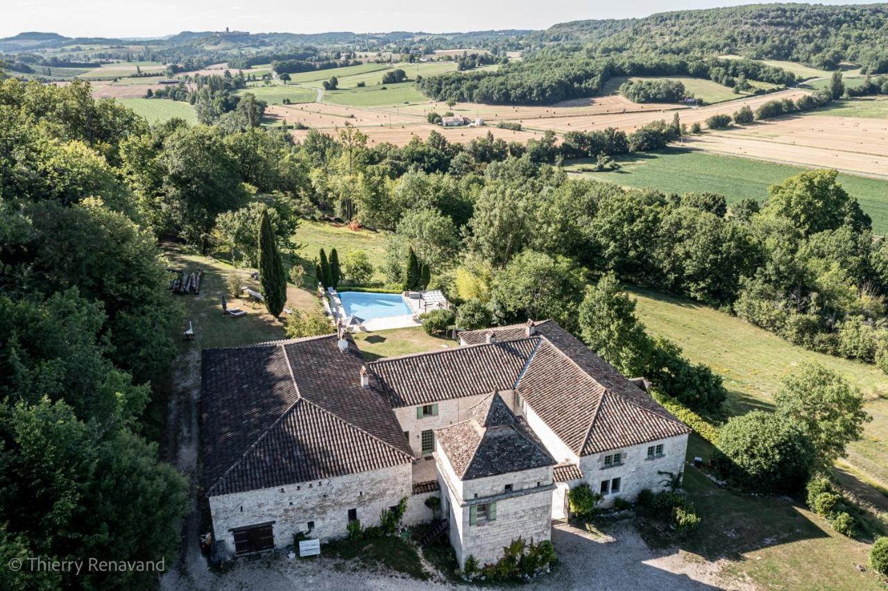 Manoir Le Moulinal47 - Vue Panoramique Hotel Courbiac Bagian luar foto